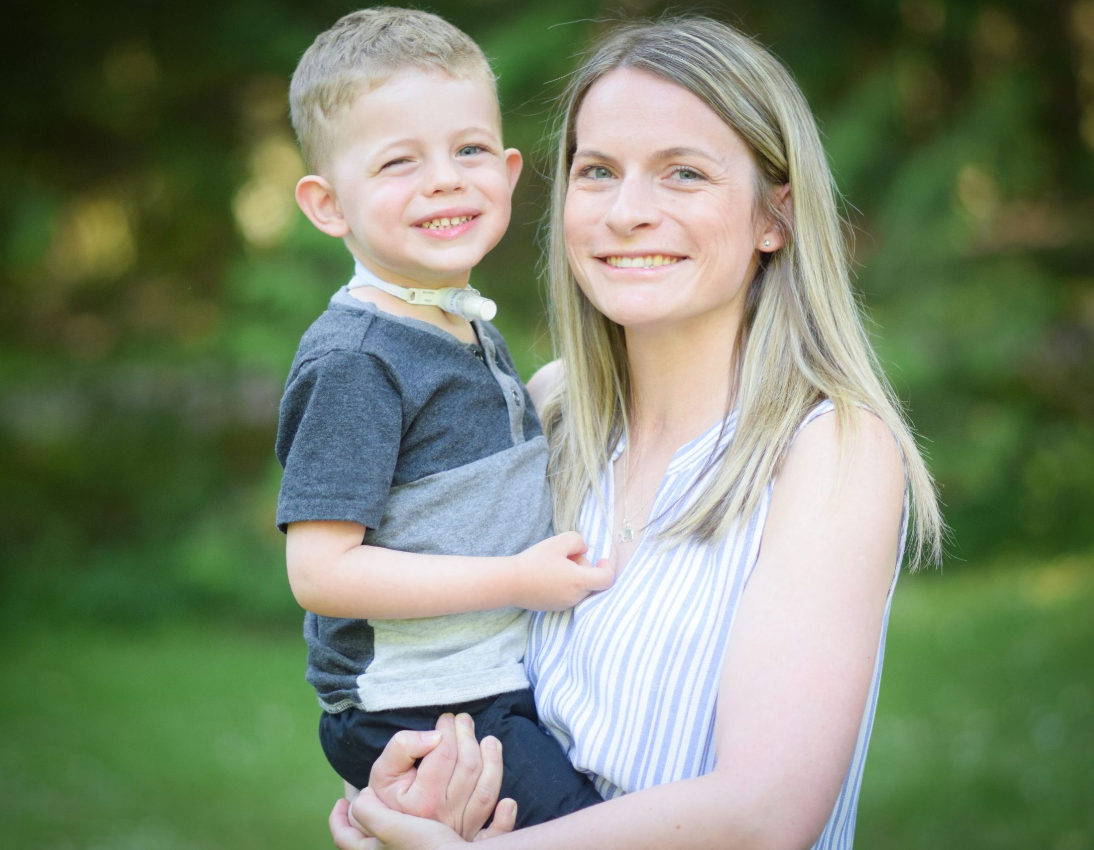 Shannon Reaume with her son Luke
